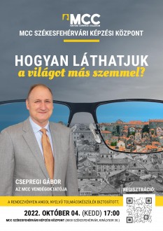 Hogyan láthatjuk a világot más szemmel? – folytatódnak a MCC ismeretterjesztő előadásai